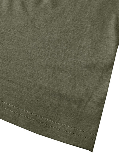 Men's turtleneck short-sleeved t-shirt