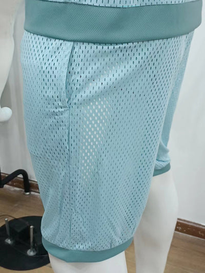 Short-sleeved shorts Knit lapel cardigan Short-sleeved Set