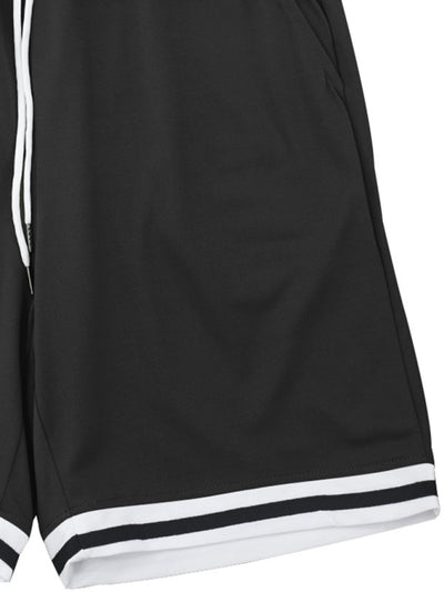 Men's lapel Polo Shirt short set