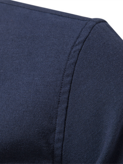 Men's casual versatile solid color long-sleeved Shirt