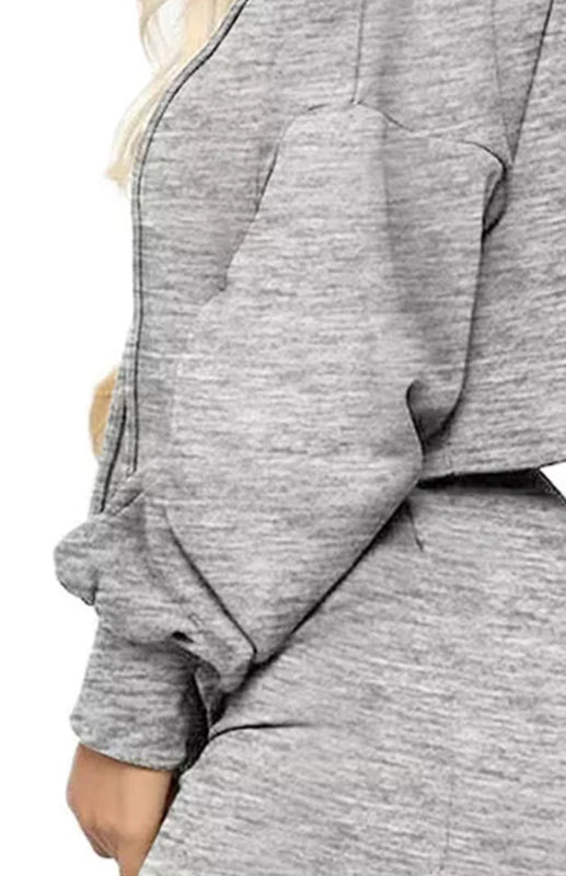 Women's Casual Sports Sweater Skirt Set