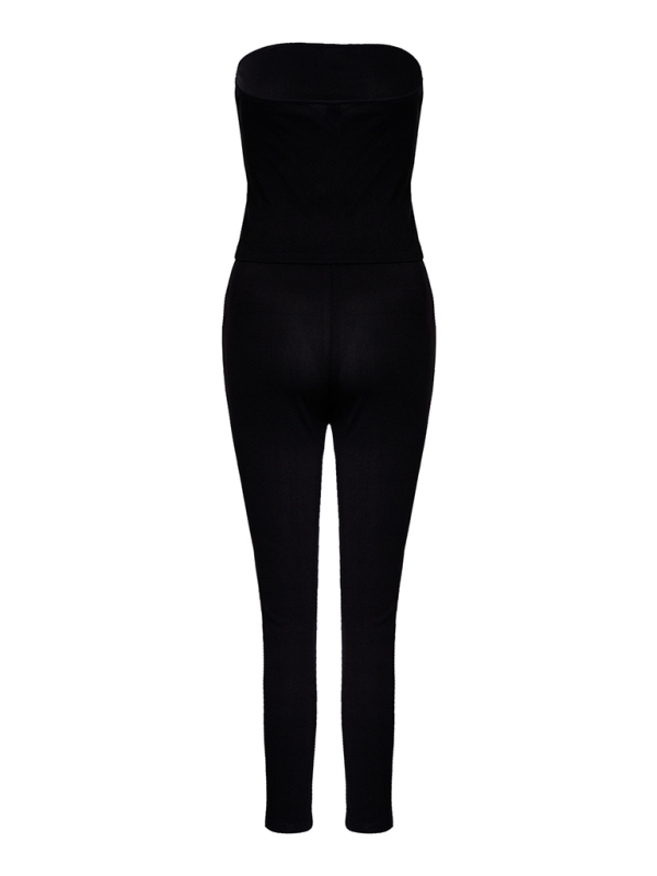Slim Fit Sleeveless Top and Pants Set