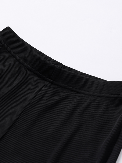 Slim Fit Sleeveless Top and Pants Set
