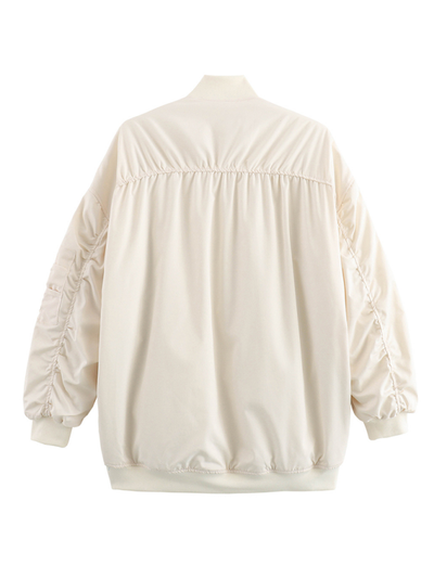 Women's Cardigan Stand Collar Jacket Baseball Jacket